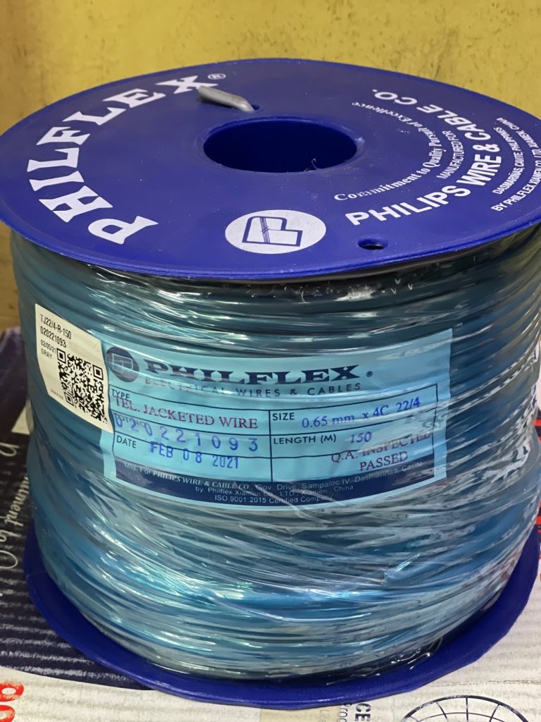 Philflex Telephone Wire Master Electric Industries Inc.